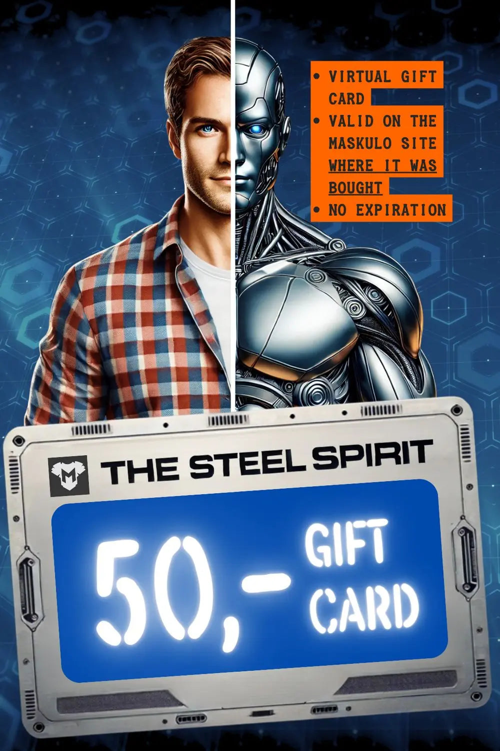 Maskulo Cadeaukaart "The Steel Spirit"