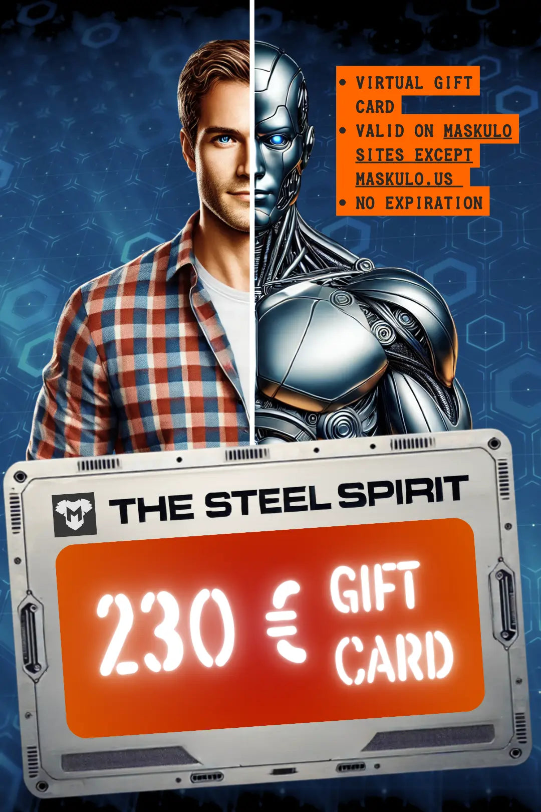 Maskulo Cadeaukaart "The Steel Spirit"