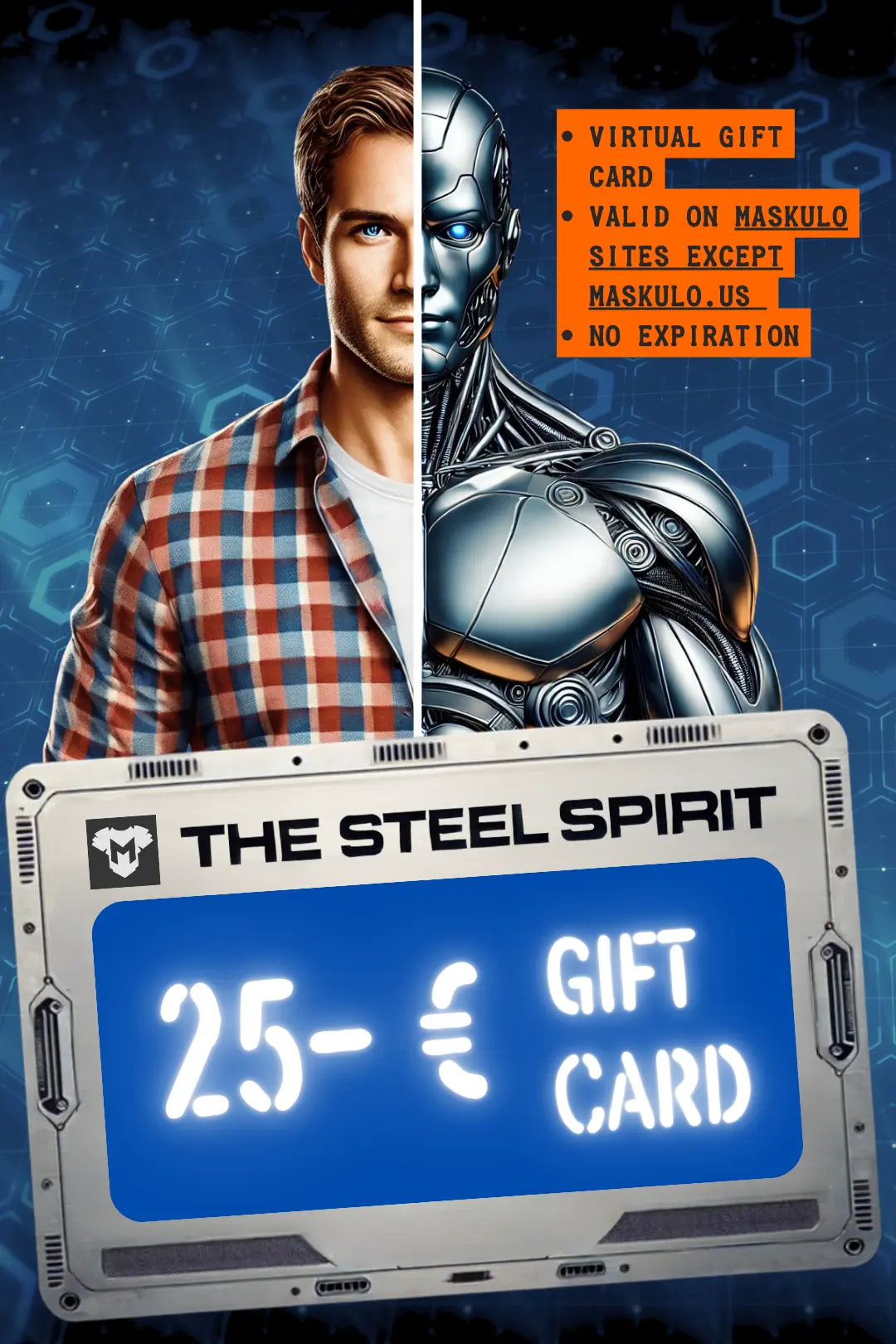 Maskulo Cadeaukaart "The Steel Spirit"