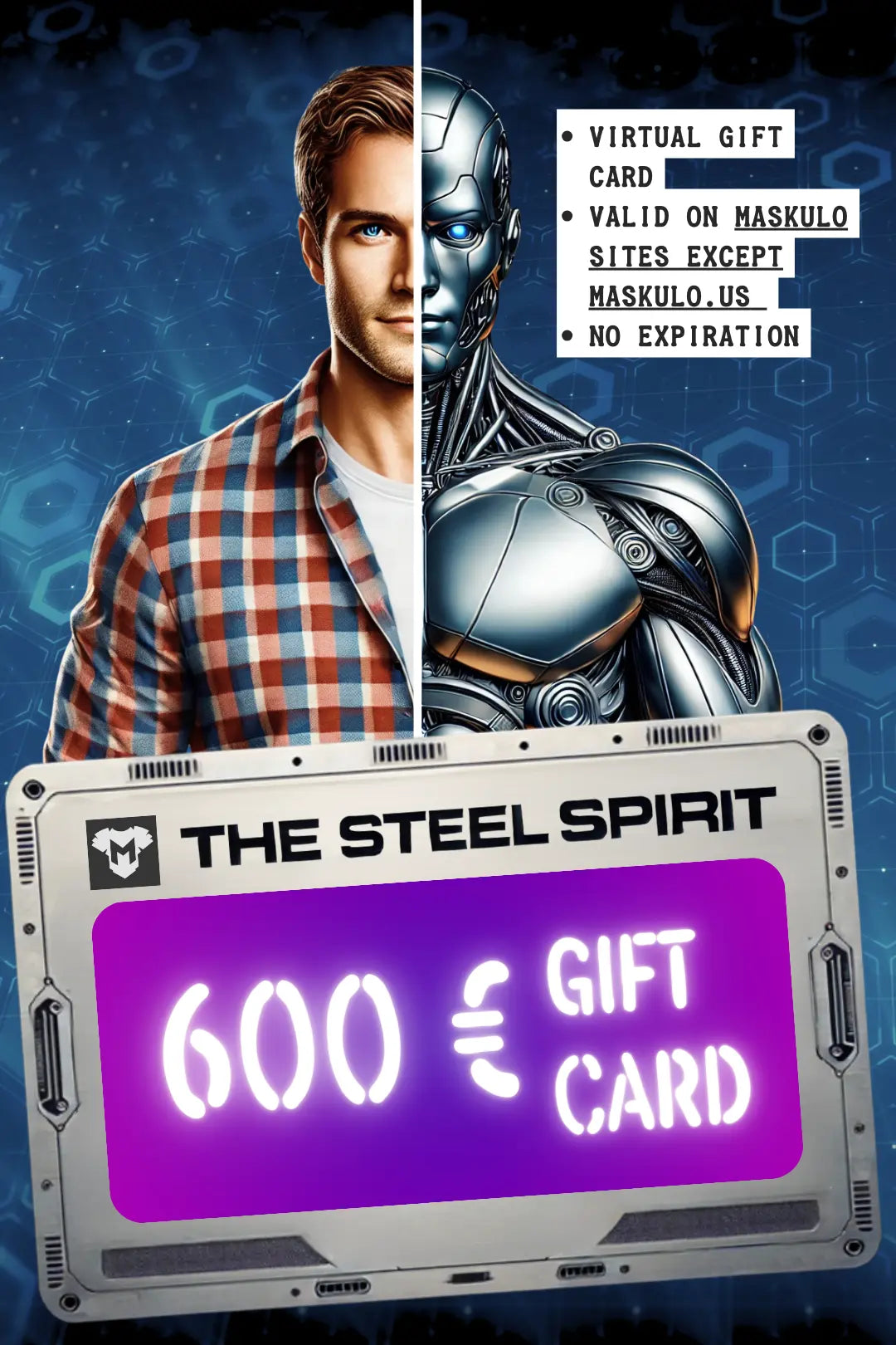 Maskulo Cadeaukaart "The Steel Spirit"