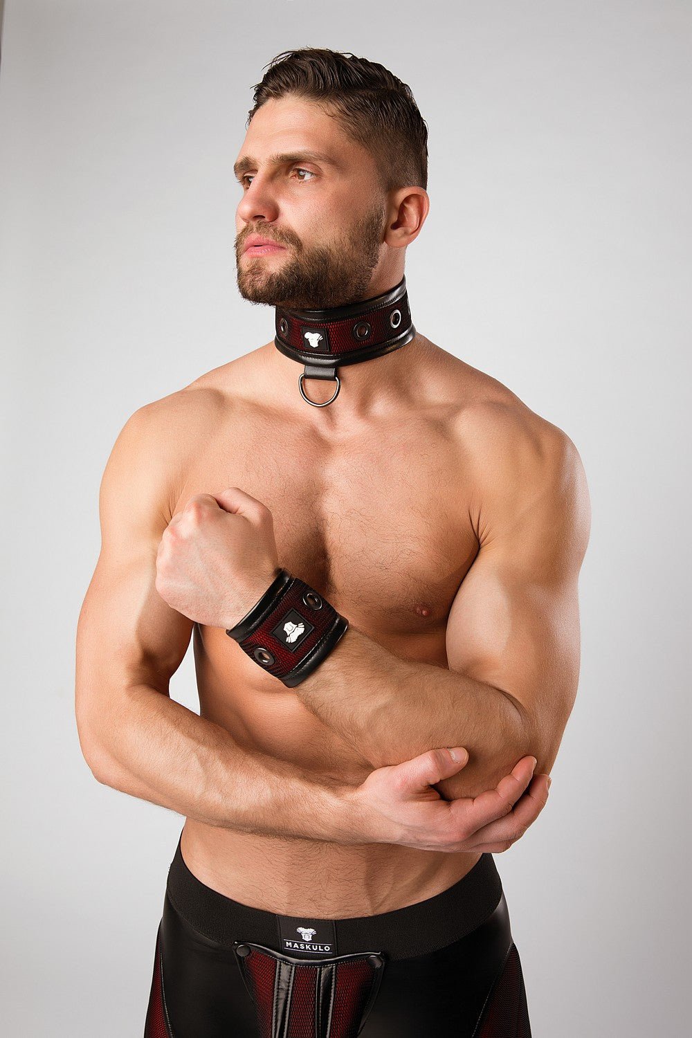 Armored. Color - Under. Collar. Red - Maskulo - MAC143-Y1 - Maskulo EU Global Online Store