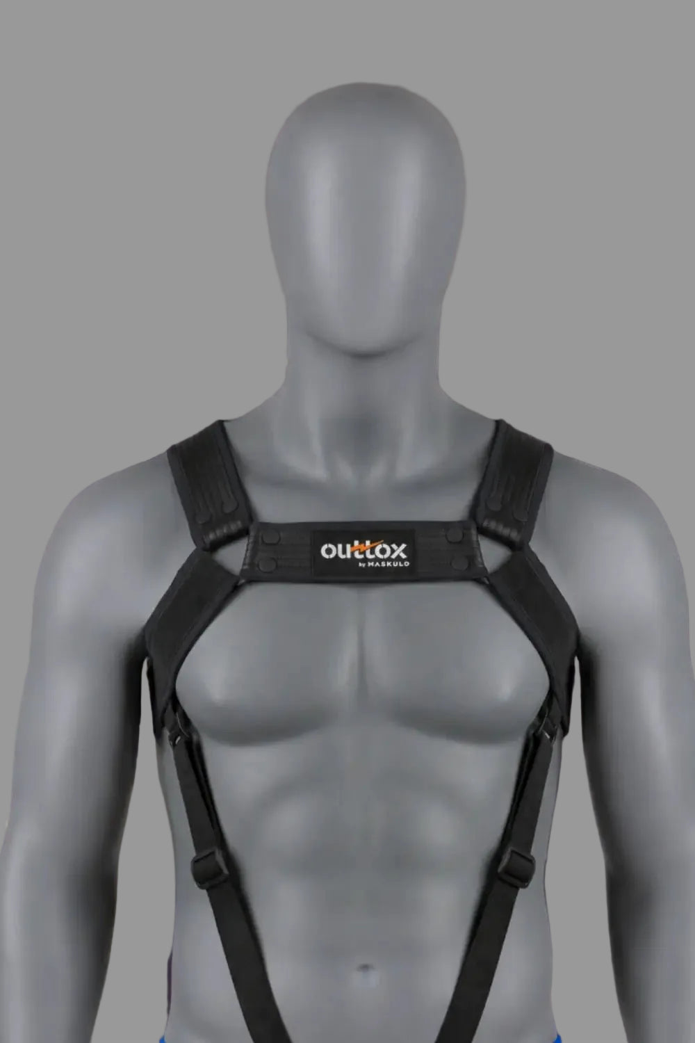 Outtox Body Harness with Snaps. Black - Outtox - XHR120-Y1- Maskulo EU Global Online Store