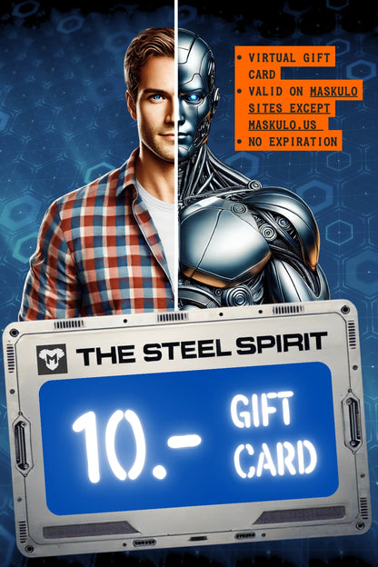 Maskulo Gift Card &quot;The Steel Spirit&quot;