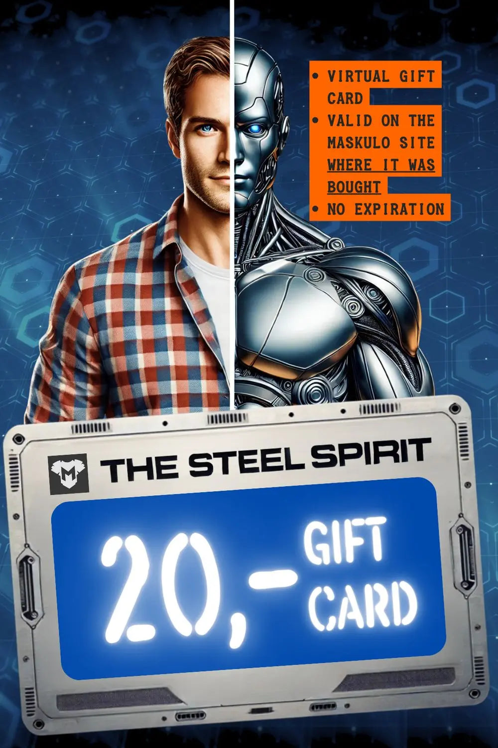 Maskulo Cadeaukaart "The Steel Spirit"