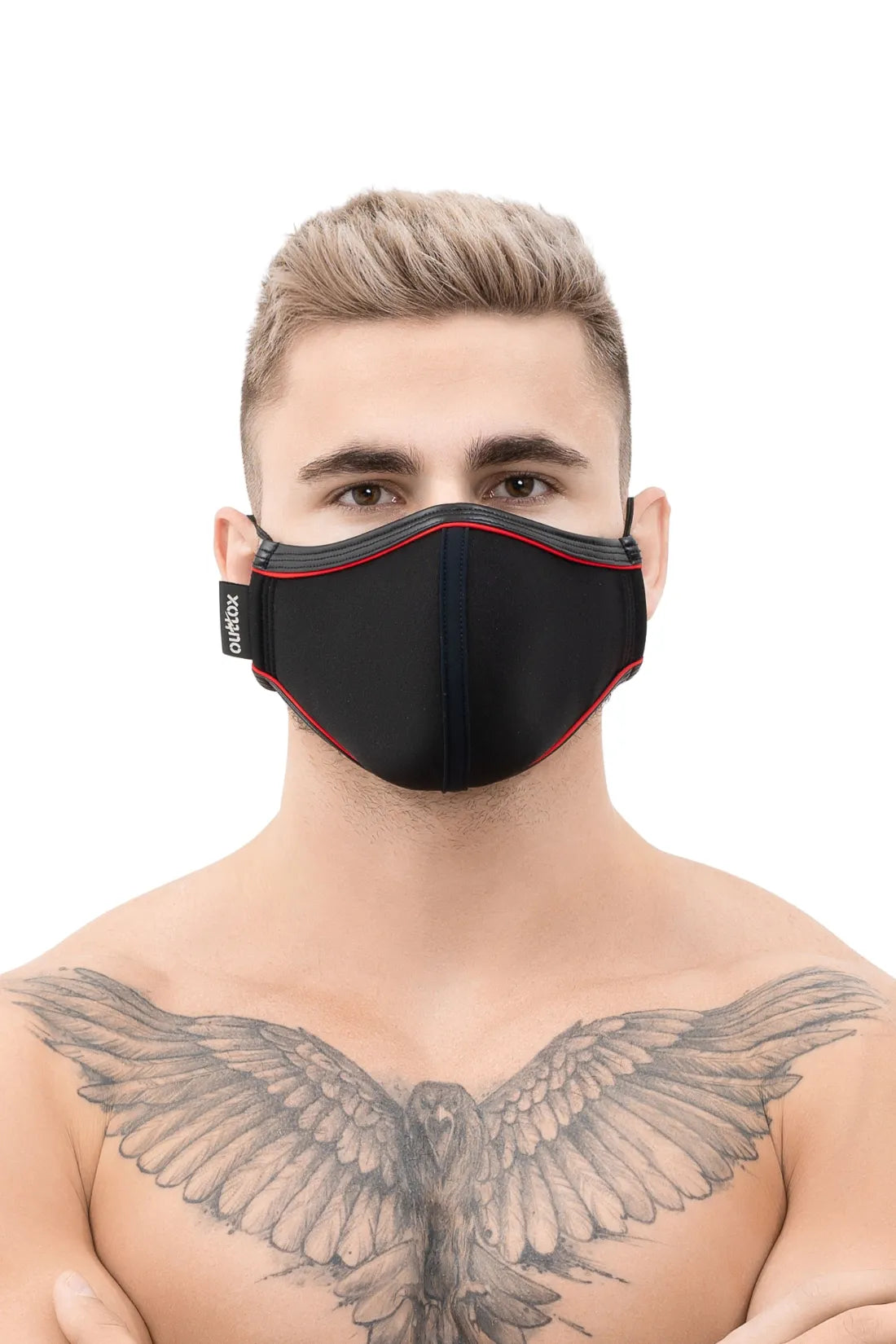 Outtox. Masque quotidien. Noir et rouge