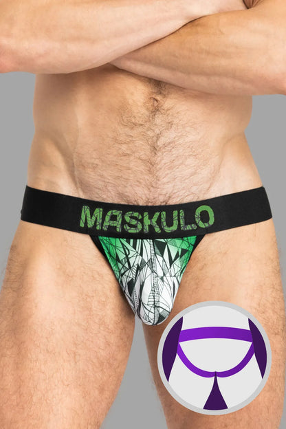 ARMOR Jock with ART-X effect. Black and Green