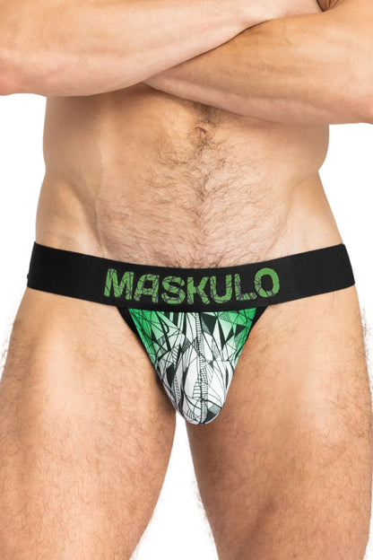 ARMOR Jock met ART-X-effect. Zwart+Groen