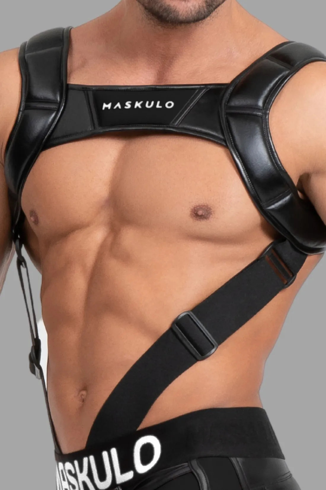 Body Harness with Push-up Effect. Black