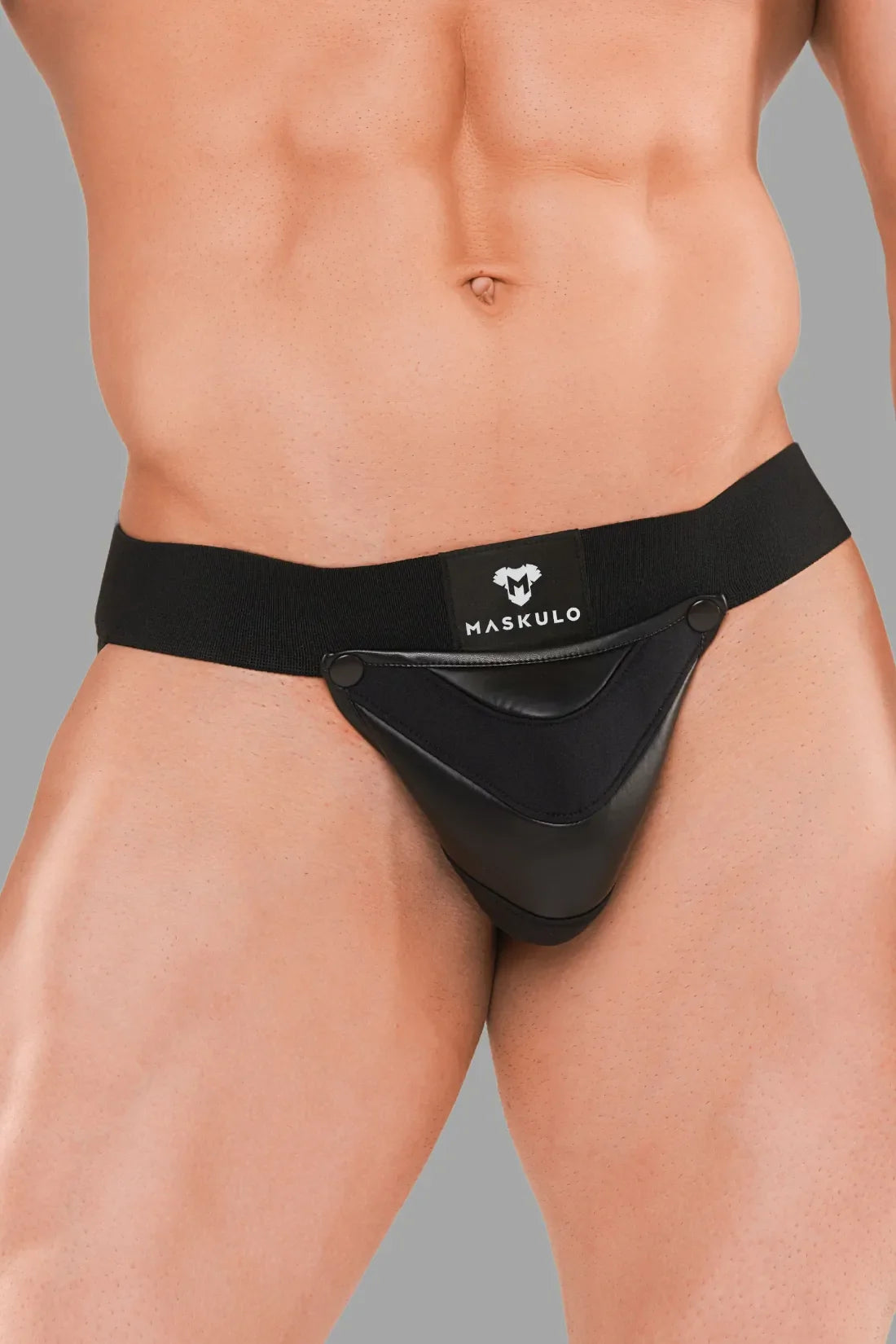 Blindé ensuite. Jock pour hommes. Noir