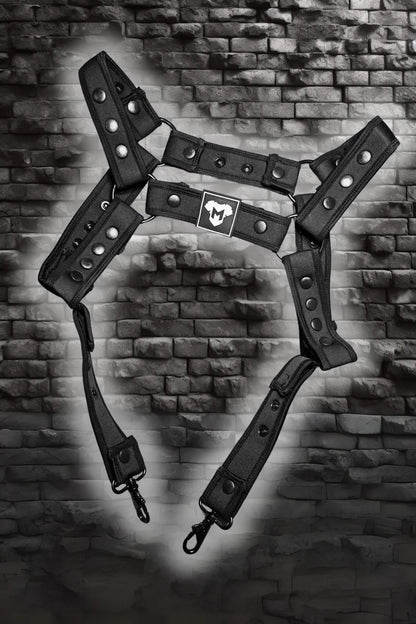 Jaxon Hexguard. Neoprene body harness. Black