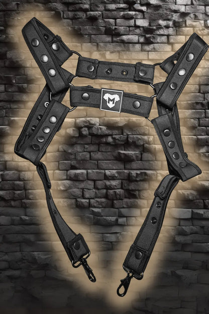 Jaxon Hexguard. Neoprene body harness. Black