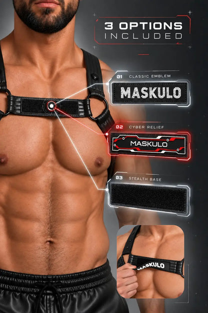 Corbin Thorso Body Harnas - Zwart