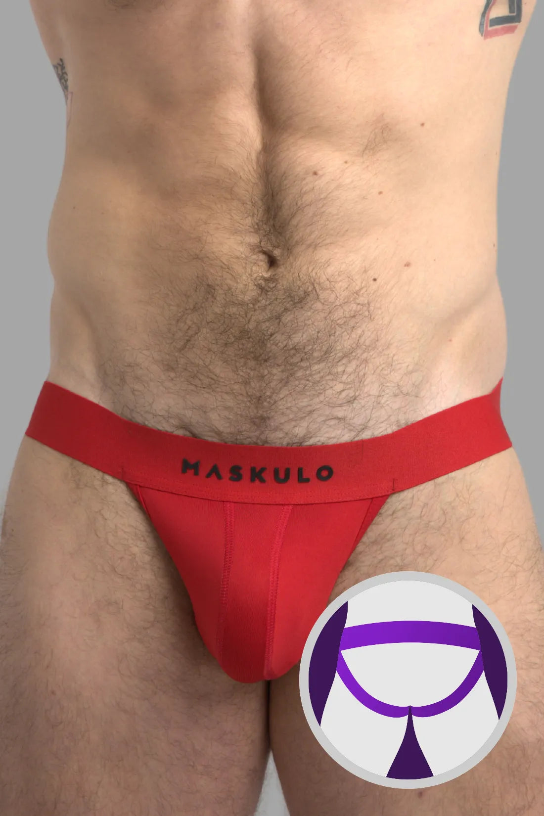 Microvezel Jock. Rood