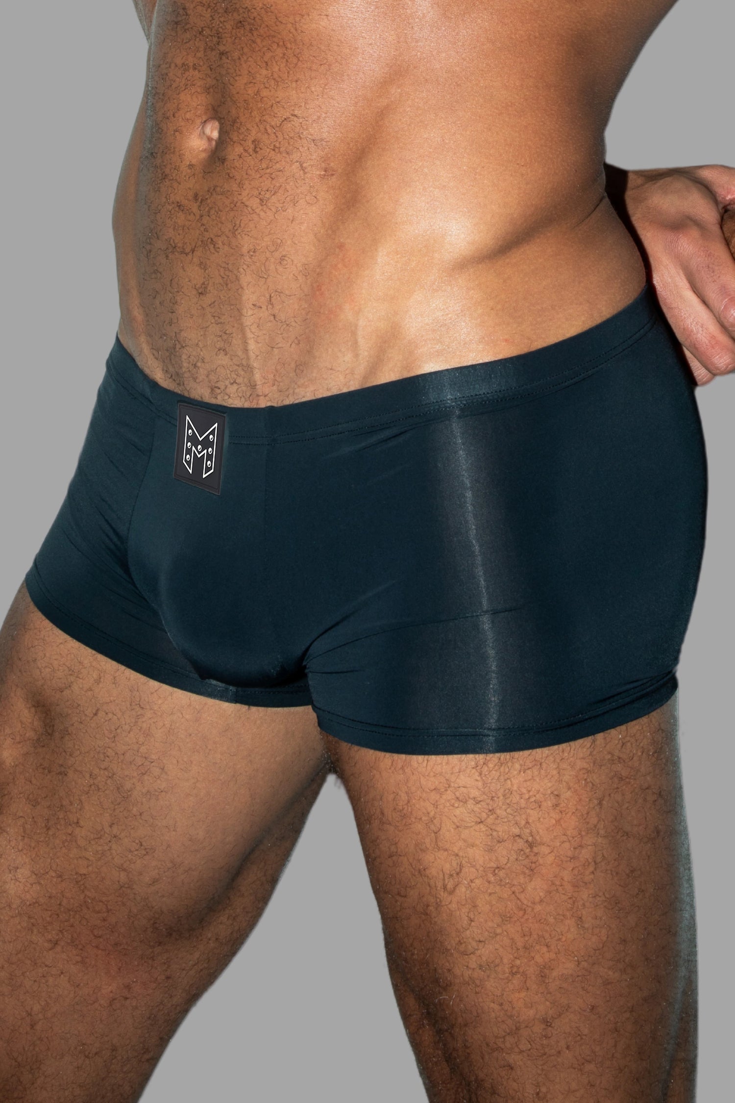 Urbo Ironsilk Strakke Trunks. Zwart