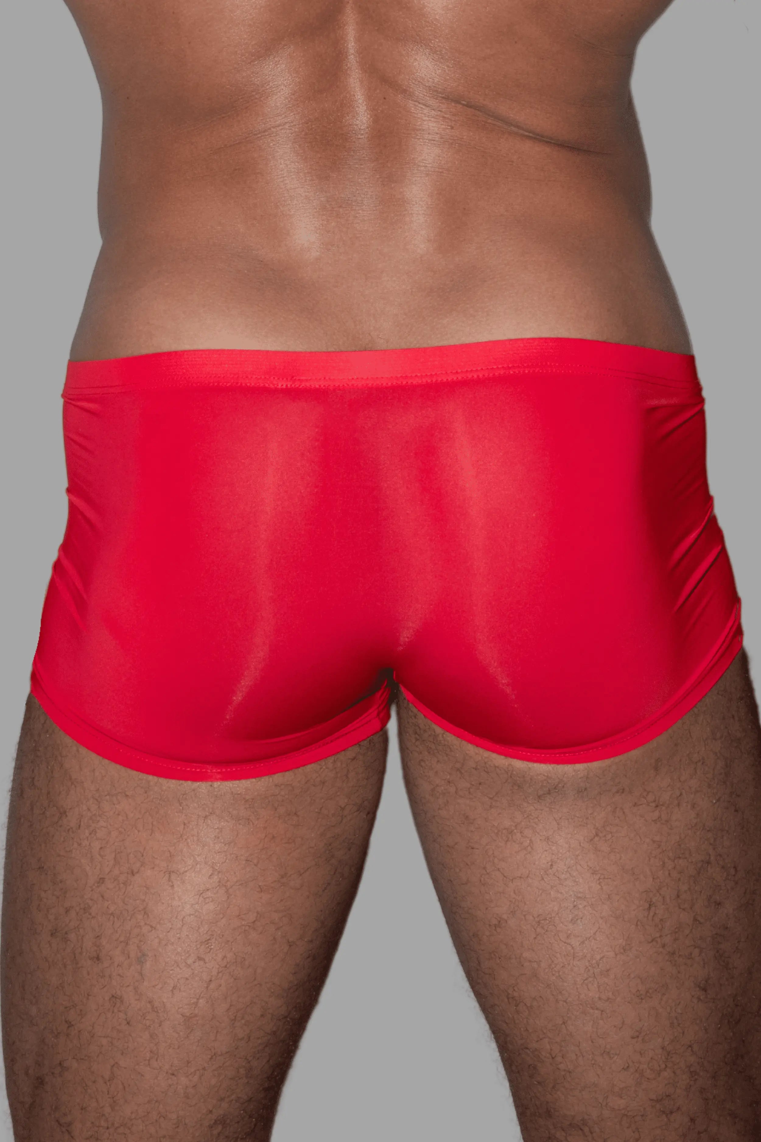 Ryan Ironsilk Tight Trunks. Red