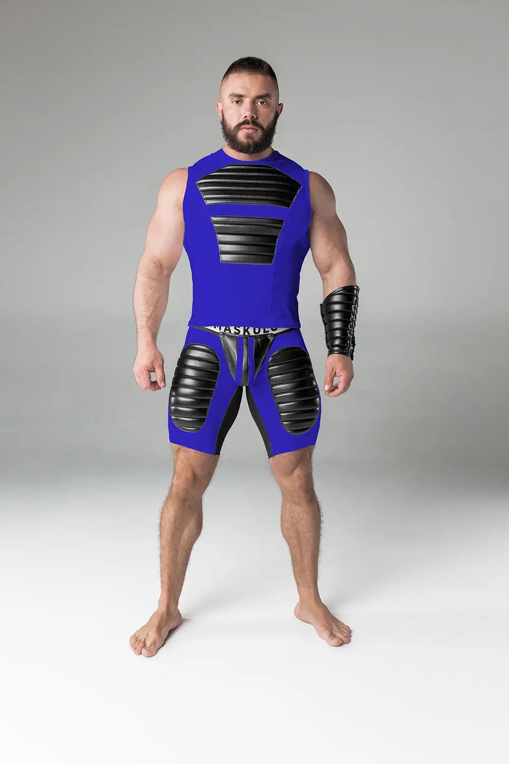 Armored. Tank Top. Front Pads. Blue Royal - Maskulo - MTP138-Y1 - Maskulo EU Global Online Store
