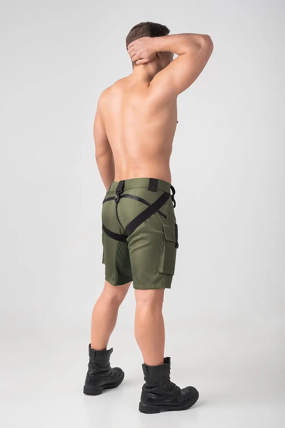 Hawk Enforce Zip Shorts - Maskulo - MSH107-Y1 - Maskulo EU Global Online Store
