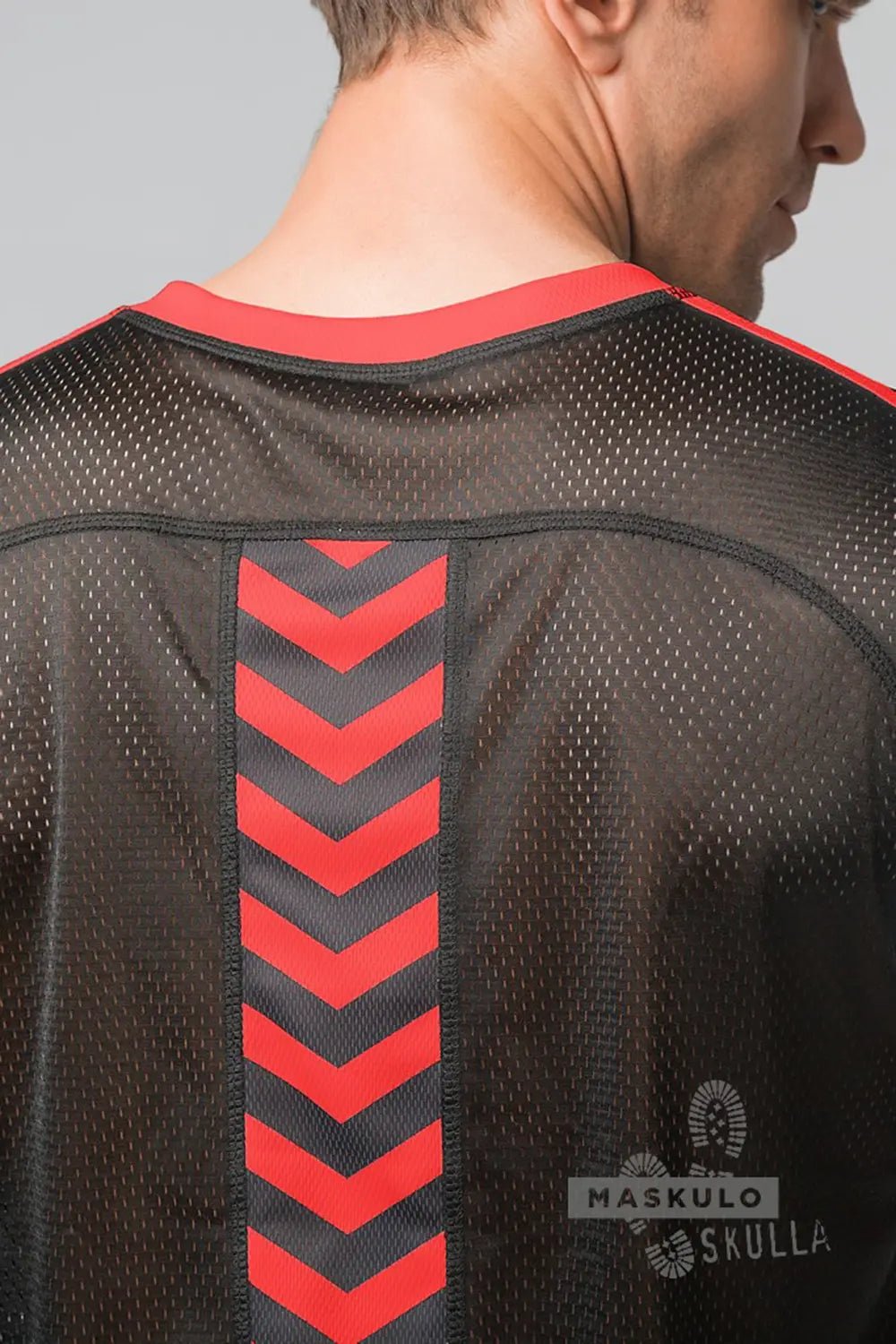 Skulla. Mesh T-Shirt. Red - Maskulo - MTS113-Y1 - Maskulo EU Global Online Store