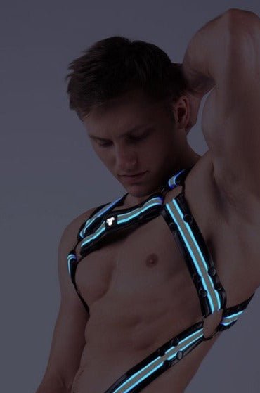 Youngero Body Harness. White Neon - Maskulo - MHR123-Y1 - Maskulo EU Global Online Store