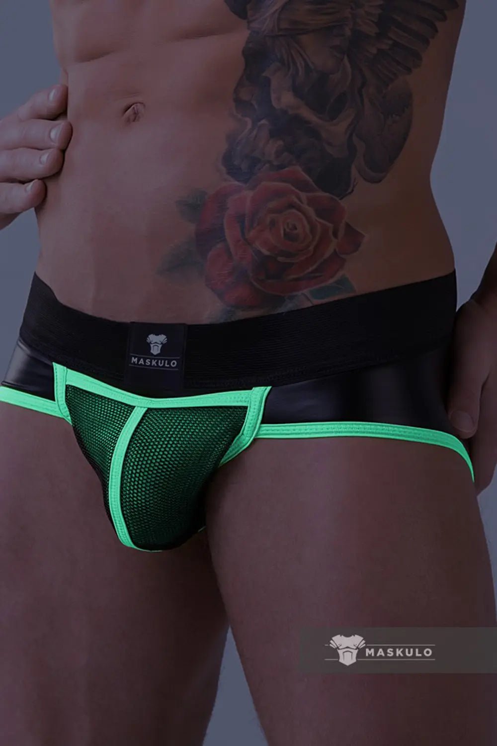 Youngero. Briefs. Mesh Codpiece. Regular Rear. Neon - Maskulo - MBR157-Y1 - Maskulo EU Global Online Store